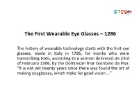 History of Wearables
