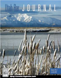 The Utah Bar Journal
