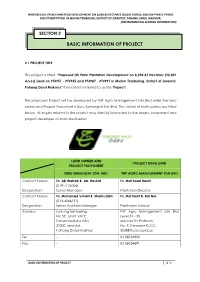 BASIC INFORMATION of PROJECT Revised