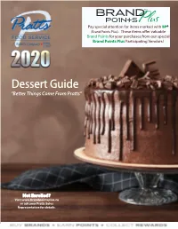 Dessert Guide “Better Things Come from Pratts”