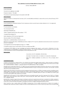 Fidc Companhia Paulista De Trens Metropolitanos - Cptm