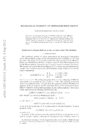 Homological Stability of Diffeomorphism Groups 3