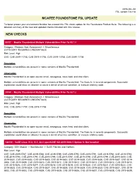 Mcafee Foundstone Fsl Update 2019-Jul-03