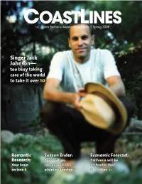 Singer Jack Johnson— Too Busy Taking Care of the World to Take It Over 10