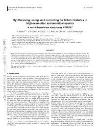 Synthesising, Using, and Correcting for Telluric Features in High-Resolution