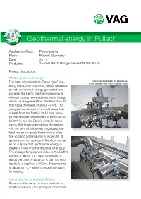 Geothermal Energy in Pullach