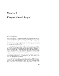 Propositional Logic