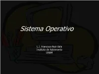 Sistema Operativo