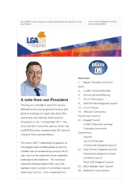2017-10-31 LGANT Newsletter
