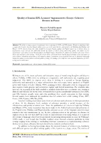 Cohesive Devices in Focus