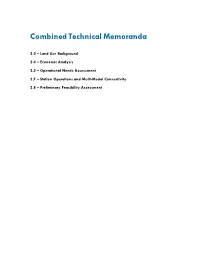 Combined Technical Memoranda