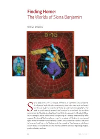 Finding Home: the Worlds of Siona Benjamin