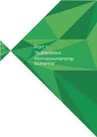 Part 1: "Subsidized Homeownership Scheme" Content