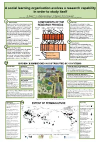 A Social Learning Organisation Evolves a Research Capability in Order to Study Itself