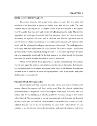 Chapter 5 Risk Adjusted Value