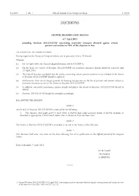 Council Decision (Cfsp) 2015