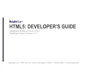 Html5: Developer's Guide