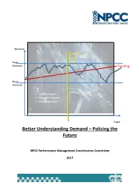 Better Understanding Demand – Policing the Future