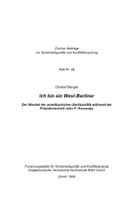 Ich Bin Ein West-Berliner
