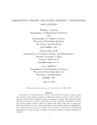 Imprimitive Cometric Association Schemes: Constructions and Analysis