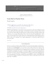 MTO 17.4: Temperley, Scalar Shift