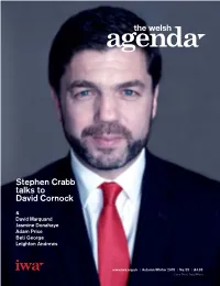 Stephen Crabb Talks to David Cornock