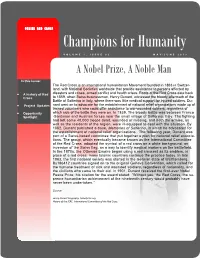 Champions for Humanity
