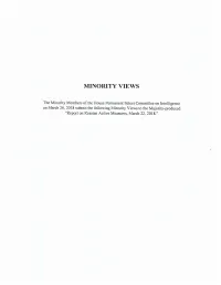Minority Views