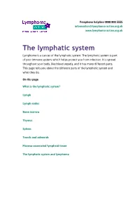 The Lymphatic System