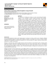 Journal of English Language Teaching and Applied Linguistics ISSN: 2707-756X Website