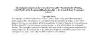 Memo, James E. Connor to Max L. Friedersdorf
