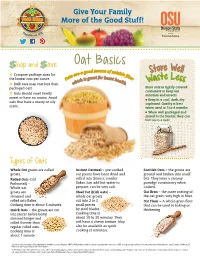 Oat Basics