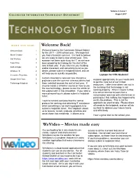 Technology Tidbits Title