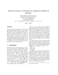 A Formalism for Argument Over Rules of Inference
