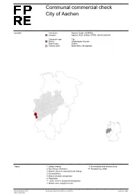 Communal Commercial Check City of Aachen