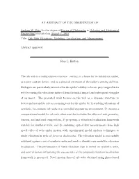 AN ABSTRACT of the DISSERTATION of Andrew W. Otto