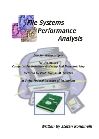 File Systems Performance Analysis
