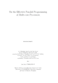 On the Effective Parallel Programming of Multi-Core Processors
