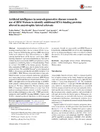 Use of IBM Watson to Identify Additional RNA-Binding Proteins