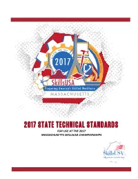 2017 Editstate Technical Standards WORKING COPY