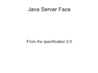 Java Server Face