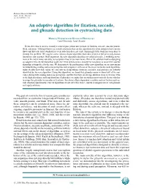 An Adaptive Algorithm for Fixation, Saccade, and Glissade Detection in Eyetracking Data