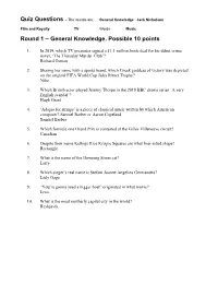 April 2021 Answers