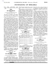 Extensions of Remarks E1335 EXTENSIONS of REMARKS