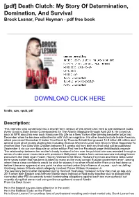 (56D04bc) [Pdf] Death Clutch: My Story of Determination, Domination, And