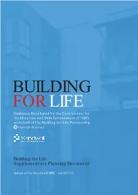 Building for Life Supplementary Planning Document