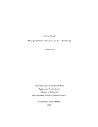 Creating Heresy: (Mis)Representation, Fabrication, and the Tachikawa-Ryū