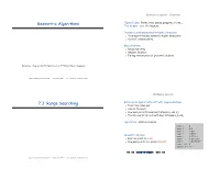 Geometric Algorithms 7.3 Range Searching