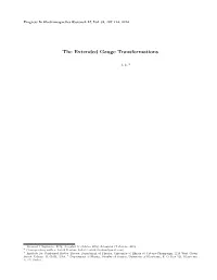 The Extended Gauge Transformations