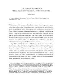 The Haqqani Network As an Autonomous Entity